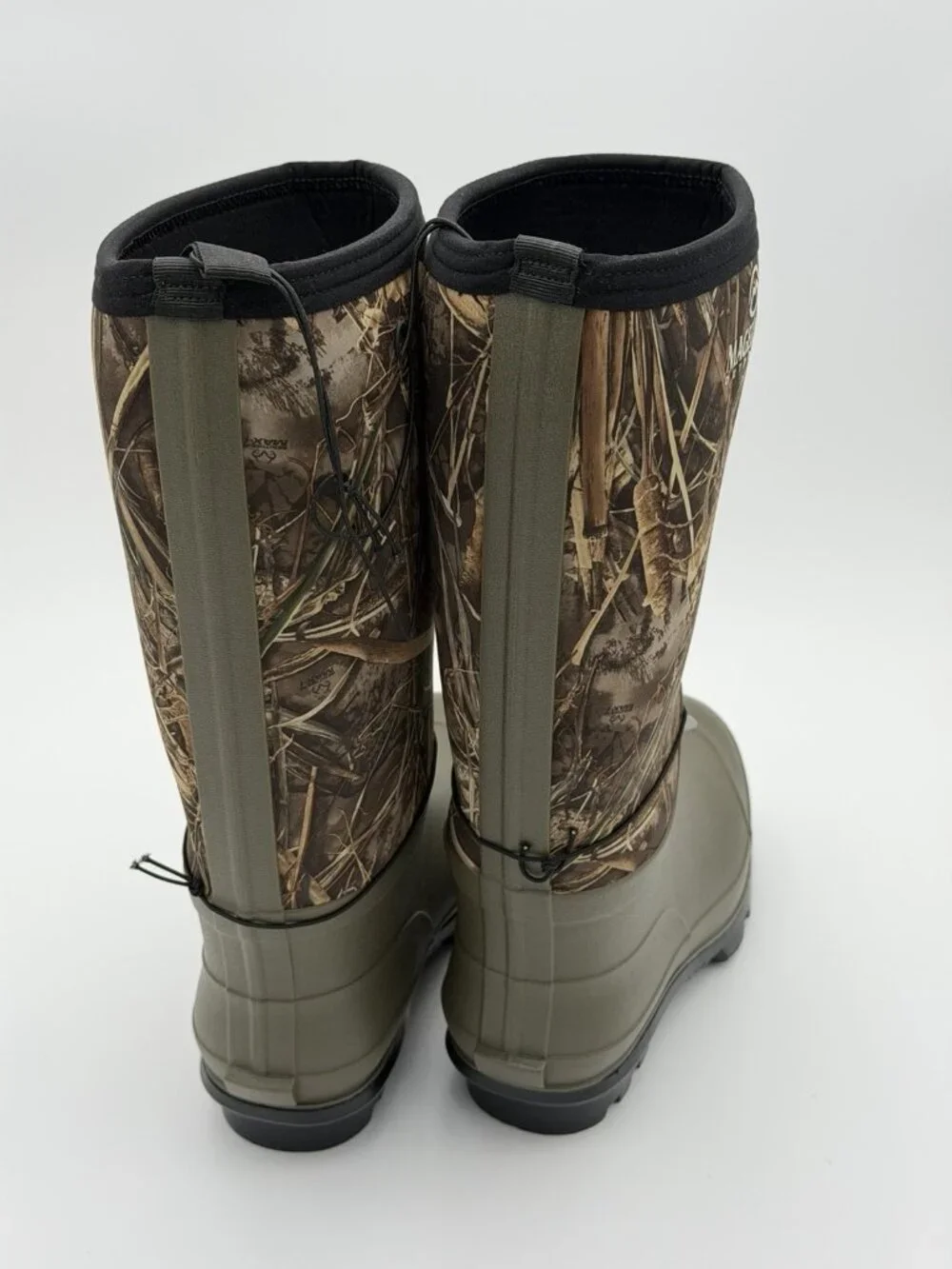 Magellan Outdoors Men's Hip Waders Rubber Thermal Insulated Size 9 Green Brown